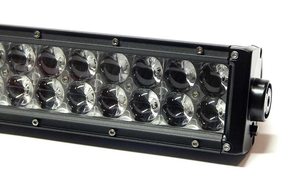 Southern Tru Light Bar, Chrome Series, LED, 50 Inch Length, 96 Clear LED 3 Watt Bulbs, 288 Watt/ 24 Amp Draw, Dual Row – 72050