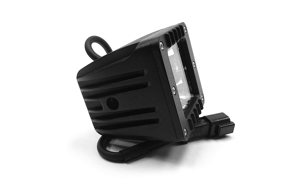 Southern Tru Driving/ Fog Light, Chrome Series, LED Bulb, 4 Clear LED 4 Watt Bulb, 3 Inch Cube, 16 Watt/ 1.3 Amp Draw, 8 Degree Spot Beam – 79911