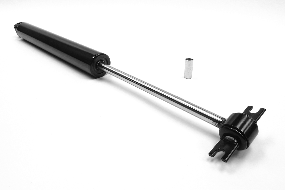Southern Tru Shock Absorber, Nitrogen Gas Charged, Bolt on Mounting, Without Shock Absorber Boot, Black and Silver, Single – 80007