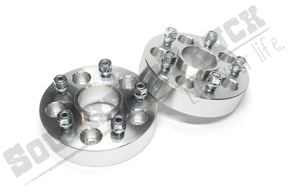Southern Tru Wheel Spacer, Use with OE and Aftermarket Style Wheels, 2 Inch Thickness, Hub Centric Mounting, Silver, T6061 Billet Aluminum – 95014