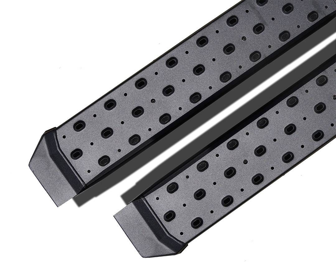 Steelcraft Running Board, STX600, 6-1/2 Inch Width, Unlighted, Powder Coated, Black, Carbon Steel, With Mounting Hardware, Rocker Mount – 600-16020