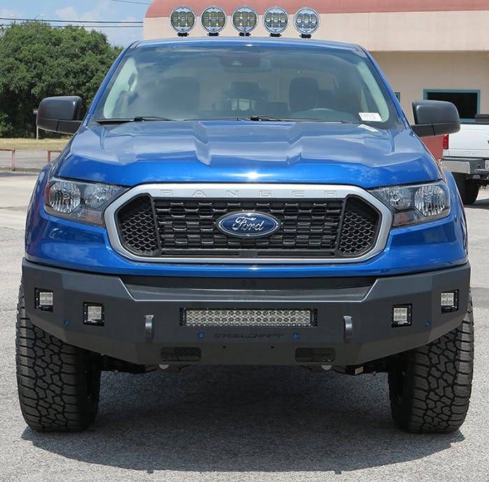 Steelcraft Bumper, Fortis, One Piece Design, Mounting Hardware Included, Without Grille Guard, Without Winch Mount, With D-Ring Mount – 71-11340