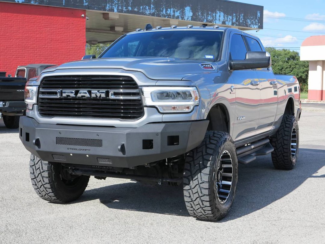 Steelcraft Bumper, Fortis, One Piece Design, Mounting Hardware Included, Without Grille Guard, Without Winch Mount, With D-Ring Mount – 71-12280