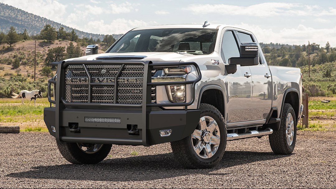 Steelcraft Bumper, Elevation, One Piece Design, Mounting Hardware Included, With Grille Guard, With Removable Grille – AL60-10447C