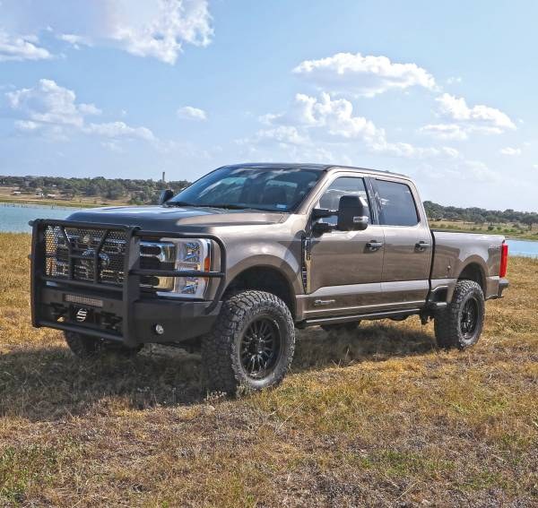 Steelcraft Bumper, Elevation, One Piece Design, Mounting Hardware Included, With Grille Guard, With Removable Grille – AL60-11390CC