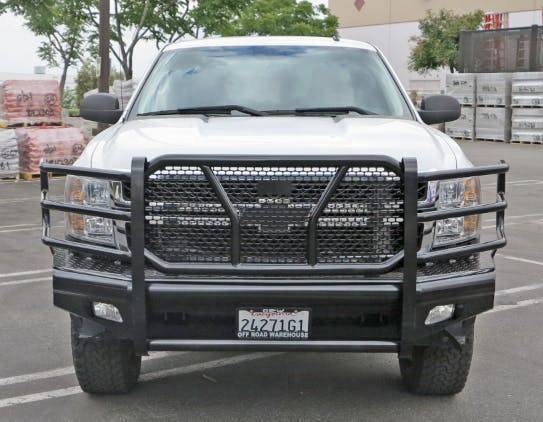 Steelcraft Bumper, HD Replacement, One Piece Design, Mounting Hardware Included, With Grille Guard, With Punch Plate Grille – HD10410R
