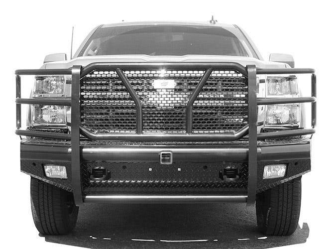 Steelcraft Bumper, HD Replacement, One Piece Design, Mounting Hardware Included, With Grille Guard, With Punch Plate Grille – HD10420R