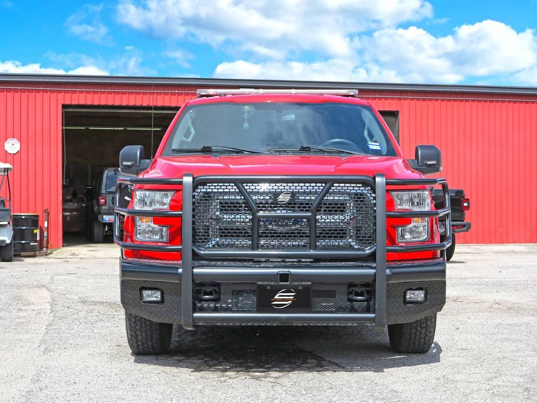 Steelcraft Bumper, HD Replacement, One Piece Design, Mounting Hardware Included, With Grille Guard, With Punch Plate Grille – HD11410RCC