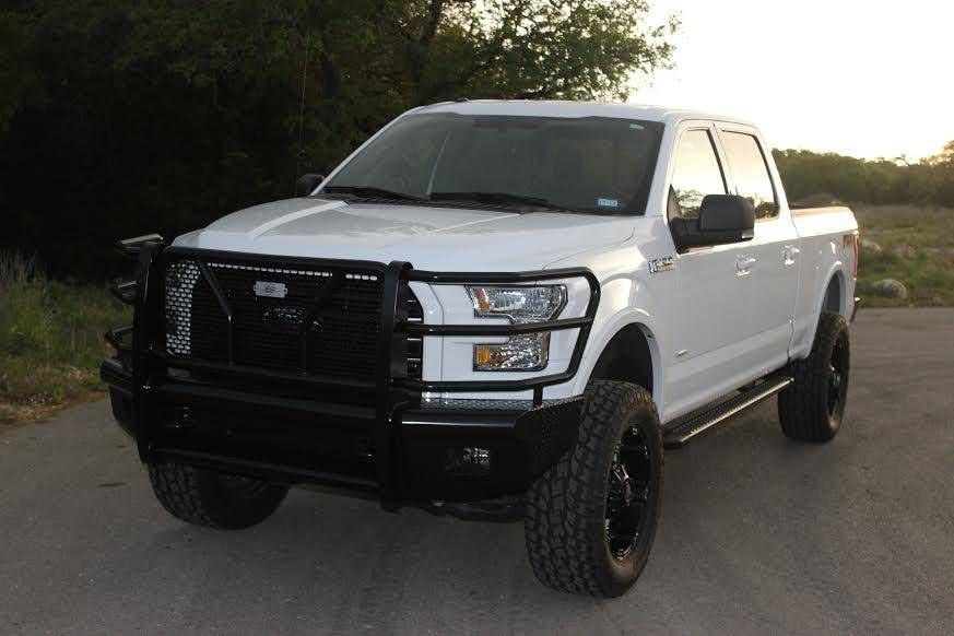 Steelcraft Bumper, HD Replacement, One Piece Design, Mounting Hardware Included, With Grille Guard, With Punch Plate Grille – HD11410RCC