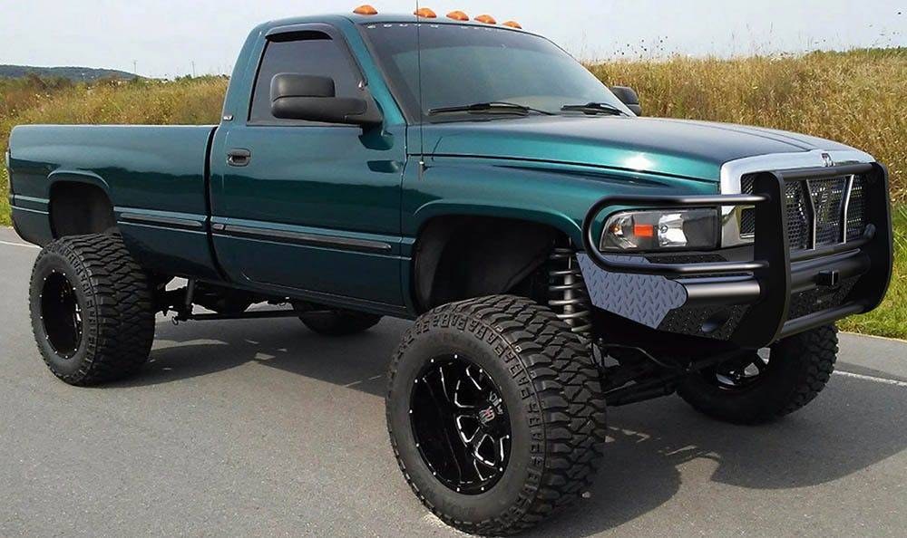 Steelcraft Bumper, HD Replacement, One Piece Design, Mounting Hardware Included, With Grille Guard, With Punch Plate Grille – HD12200R