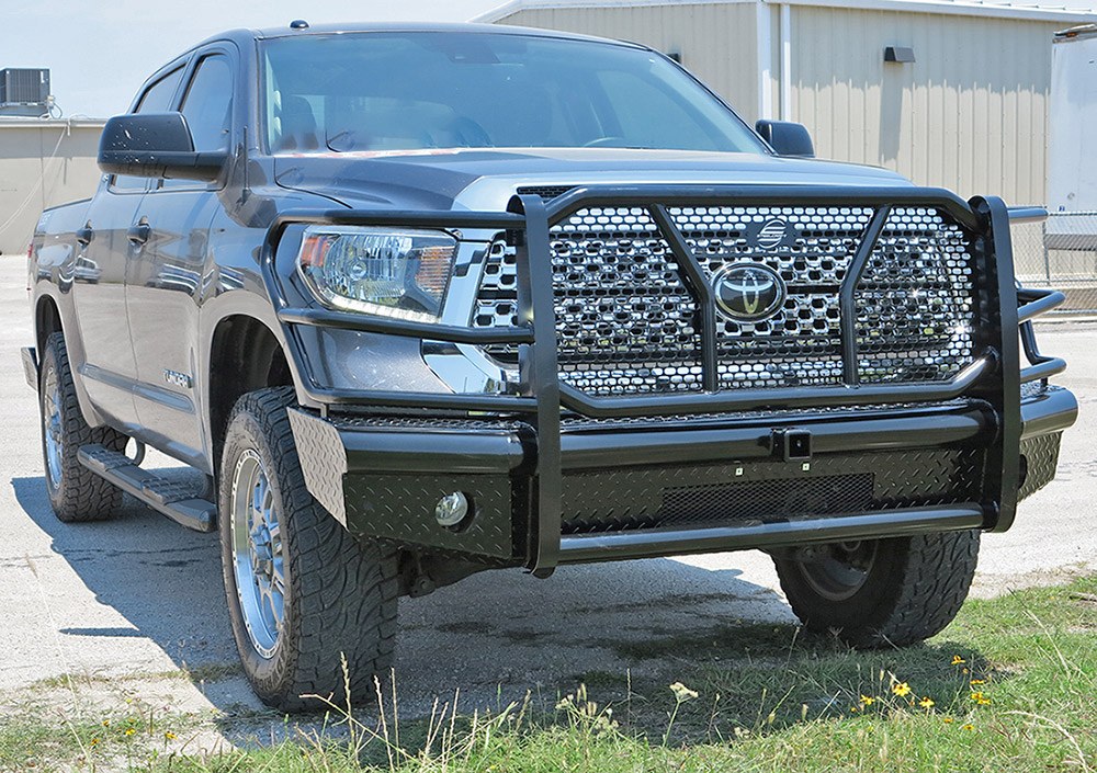 Steelcraft Bumper, HD Replacement, One Piece Design, Mounting Hardware Included, With Grille Guard, With Punch Plate Grille – HD13380RC
