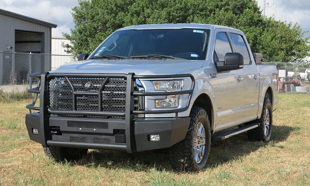 Steelcraft Bumper, Elevation, One Piece Design, Mounting Hardware Included, With Grille Guard, With Removable Grille – AL60-11410CC