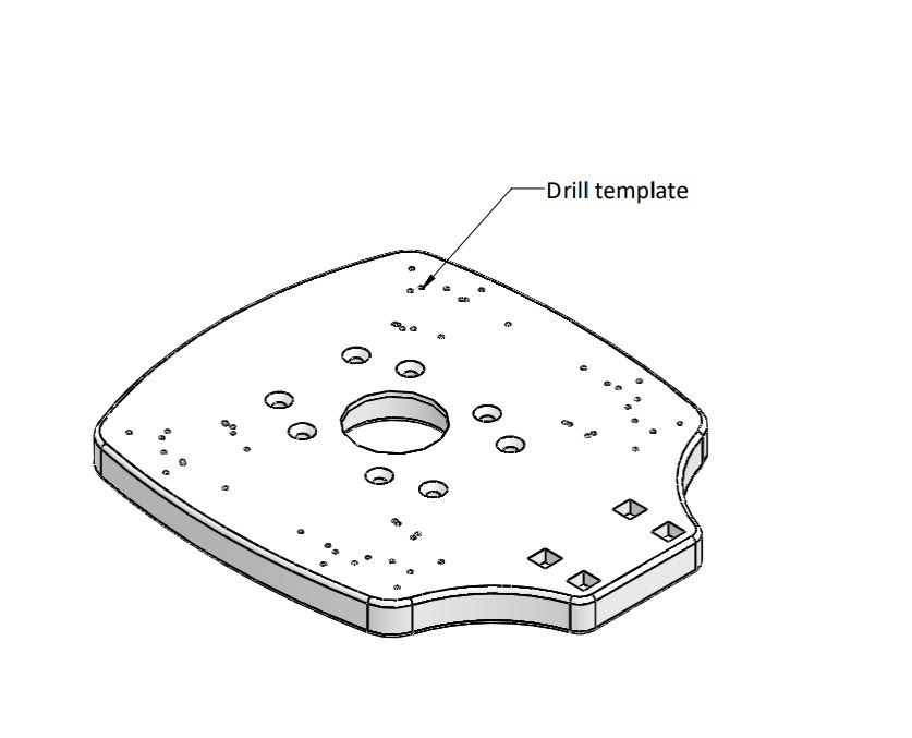Seaview Radar Antenna Mount – ADA-R1DMLTB