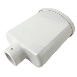 Seaview Navigation Light Mount, For Use with Three Aqua Sig 40/ 41 Navigation Light, Universal Box Top Mount, White, 4 X 4-1/2 Inch – LTB-BOXW