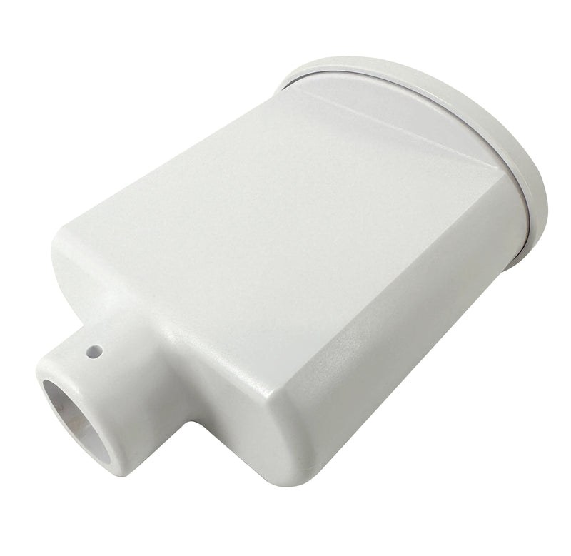 Seaview Navigation Light Mount, For Use with Three Aqua Sig 40/ 41 Navigation Light, Universal Box Top Mount, White, 4 X 4-1/2 Inch – LTB-BOXW