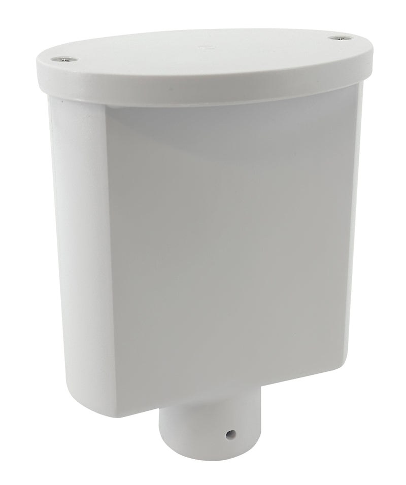 Seaview Navigation Light Mount, For Use with Three Aqua Sig 40/ 41 Navigation Light, Universal Box Top Mount, White, 4 X 4-1/2 Inch – LTB-BOXW