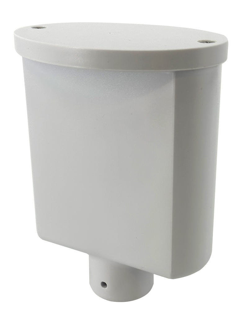 Seaview Navigation Light Mount, For Use with Three Aqua Sig 40/ 41 Navigation Light, Universal Box Top Mount, White, 4 X 4-1/2 Inch – LTB-BOXW