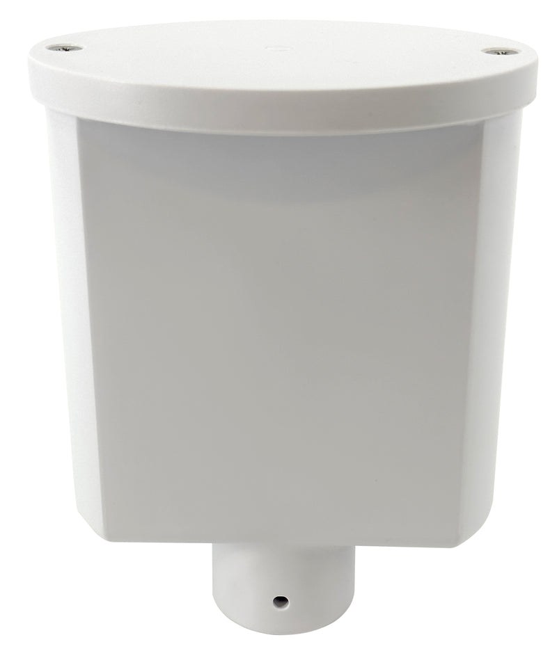 Seaview Navigation Light Mount, For Use with Three Aqua Sig 40/ 41 Navigation Light, Universal Box Top Mount, White, 4 X 4-1/2 Inch – LTB-BOXW
