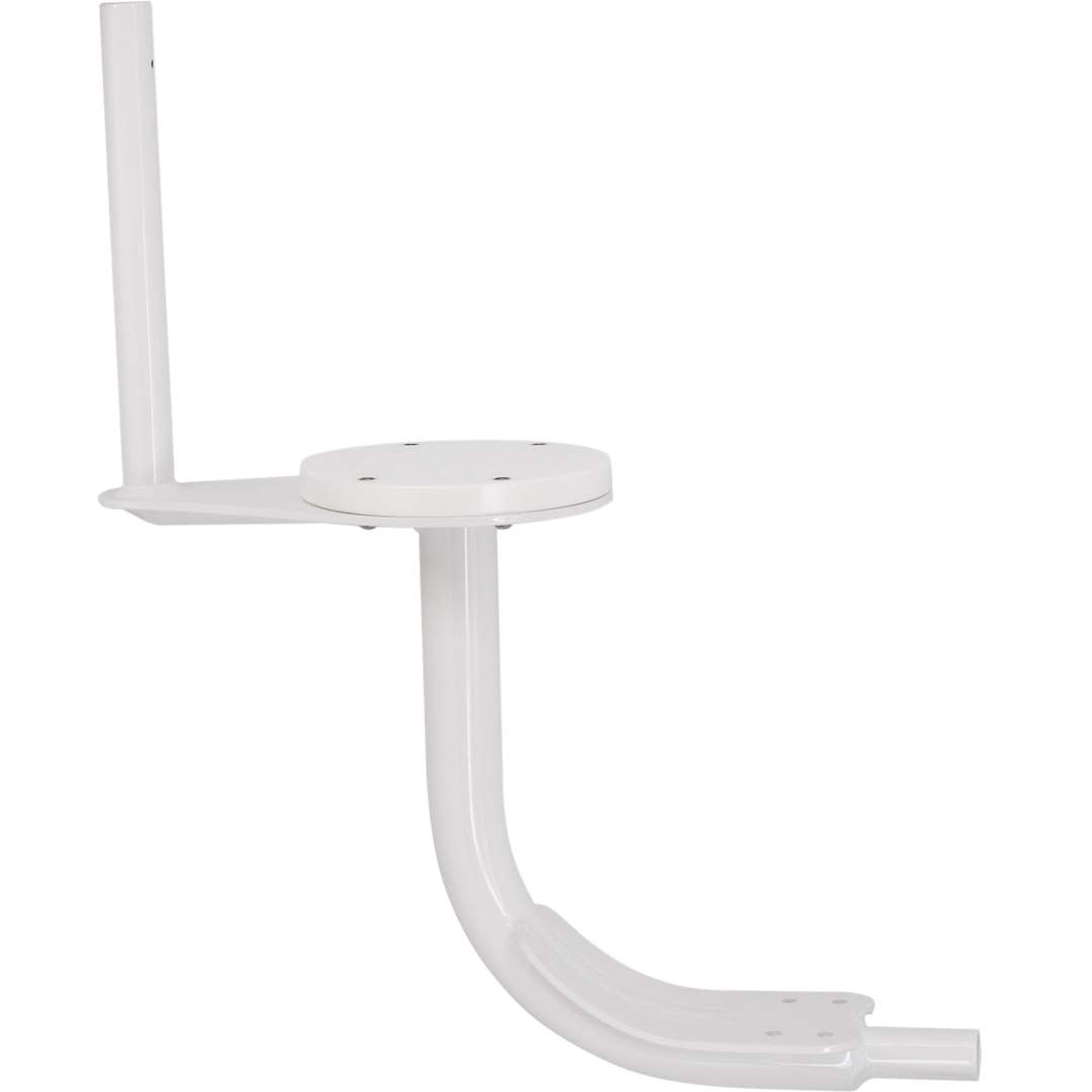 Seaview Navigation Light Mount, For Use with Searchlights/ Thermal Cameras/ Navigation Light, 7.6 Inch Depth X 26.7 Inch Height, White – LTBSF4