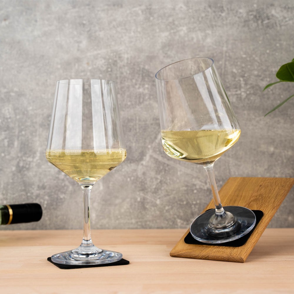 Silwy Magnet Drinking Glass, Classic, Magnetic Wine Glass, Clear, Plastic, 18.6 Ounce Capacity, Bpa Free, Scratch- Resistant, Set of 2 – KO-WI-CL-2
