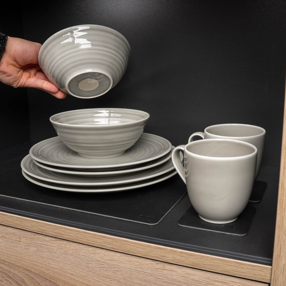 Silwy Magnet Dish Set, 11 Piece Set, Magnetic, Ash, Porcelain – PO-VS-G