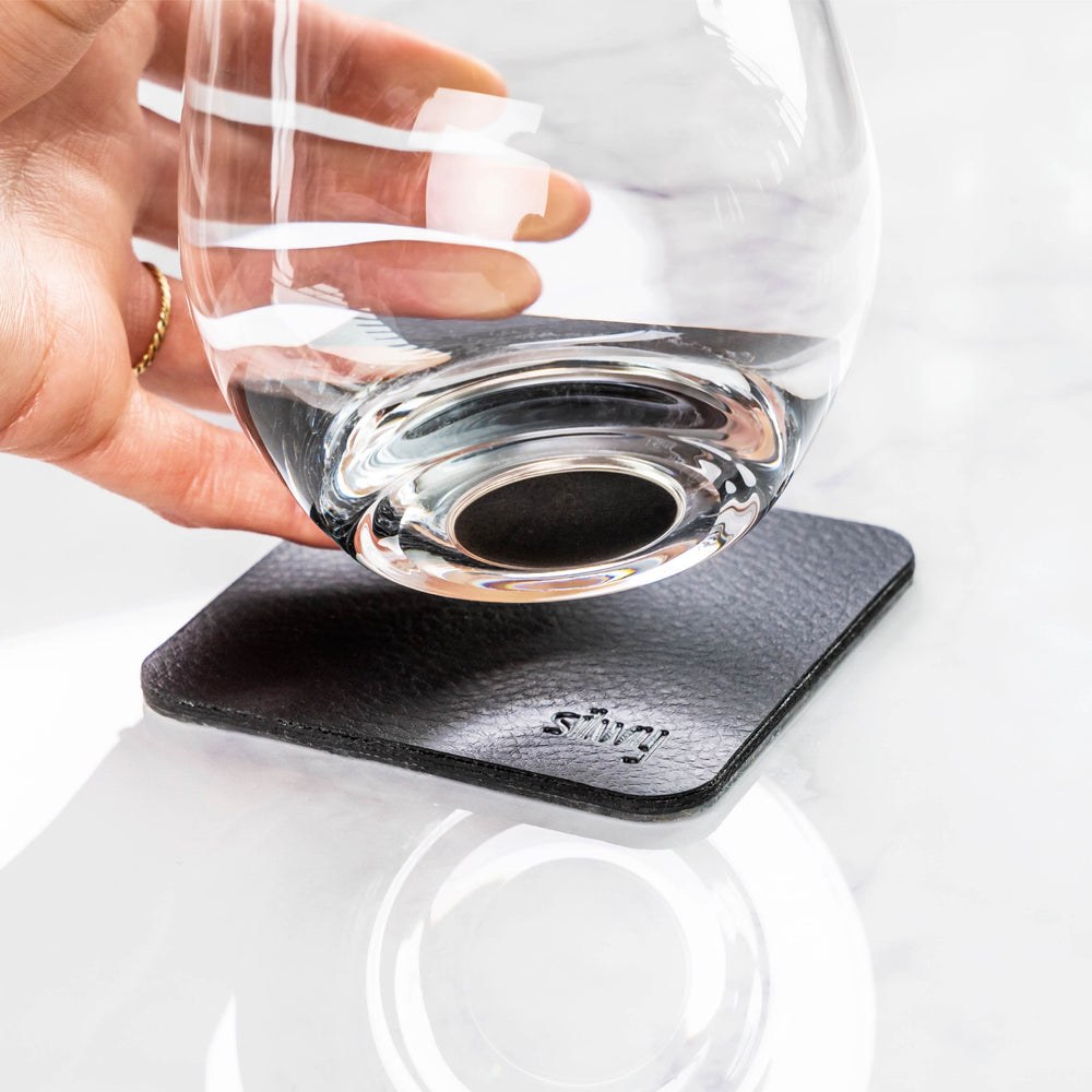 Silwy Magnet Drinking Glass, Longdrink, Magnetic Juice Glass, Clear, 13.5 Ounce Capacity, Bpa Free, Scratch- Resistant, Set of 2 – S040-1304-2