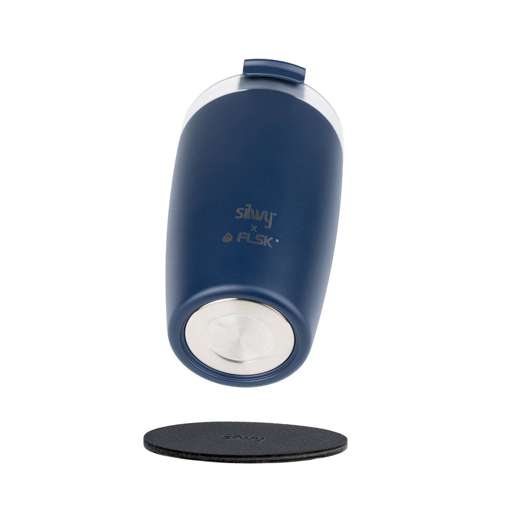 Silwy Magnet Travel Mug, 12 Ounce Capacity, Leak Proof Flip Lid – SYFL-TC-MI