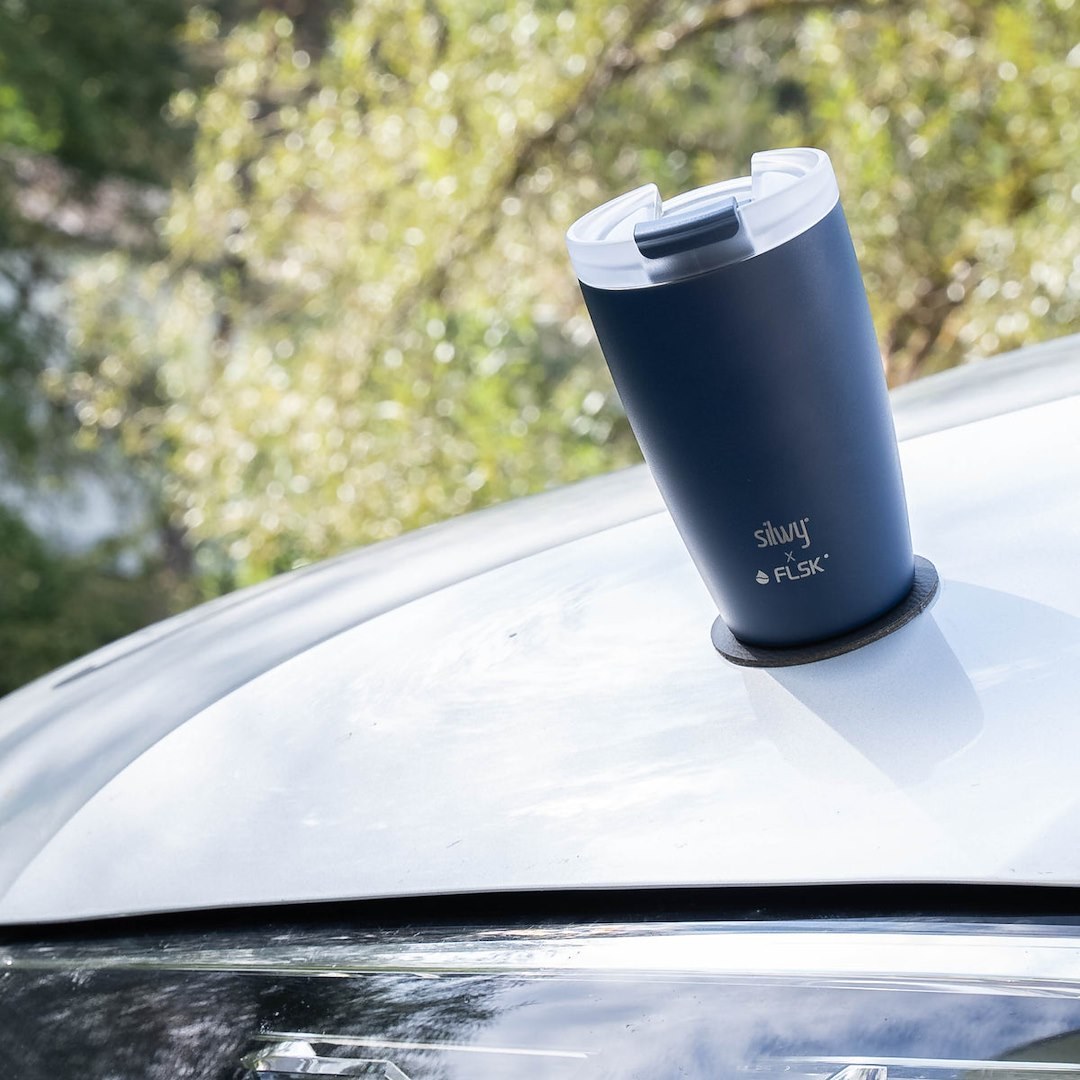 Silwy Magnet Travel Mug, 12 Ounce Capacity, Leak Proof Flip Lid – SYFL-TC-MI