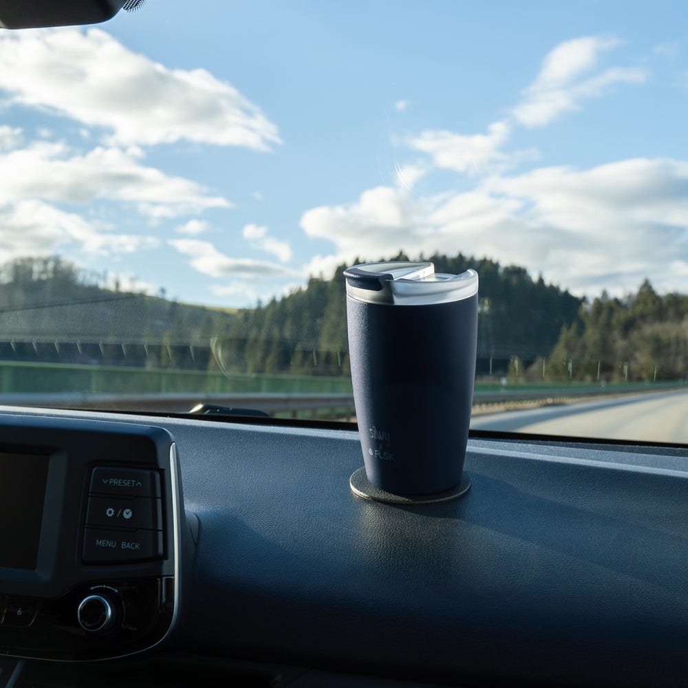 Silwy Magnet Travel Mug, 12 Ounce Capacity, Leak Proof Flip Lid – SYFL-TC-MI