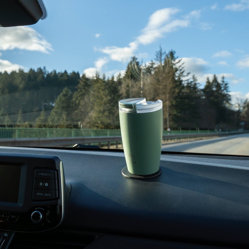 Silwy Magnet Travel Mug, 12 Ounce Capacity, Leak Proof Flip Lid – SYFL-TC-SA