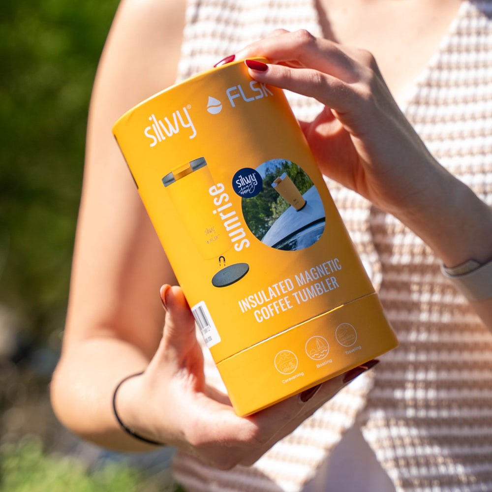 Silwy Magnet Travel Mug, 12 Ounce Capacity, Leak Proof Flip Lid – SYFL-TC-SU