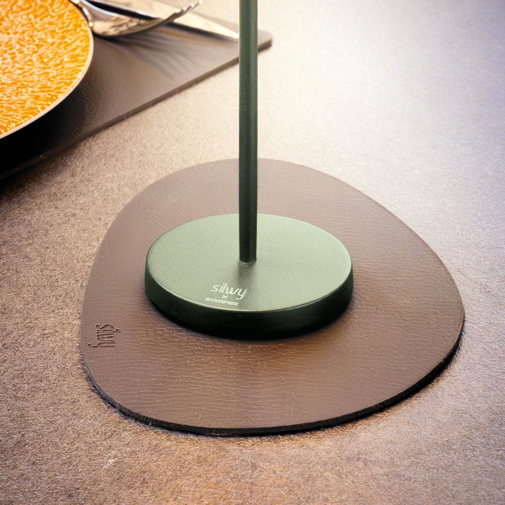 Silwy Magnet Interior Light, Monaco, Magnetic LED Light, Table/ Wall Mount, 3 Inch Diameter X 7.9 Inch Height, Olive Green – SYSO-2024-S3