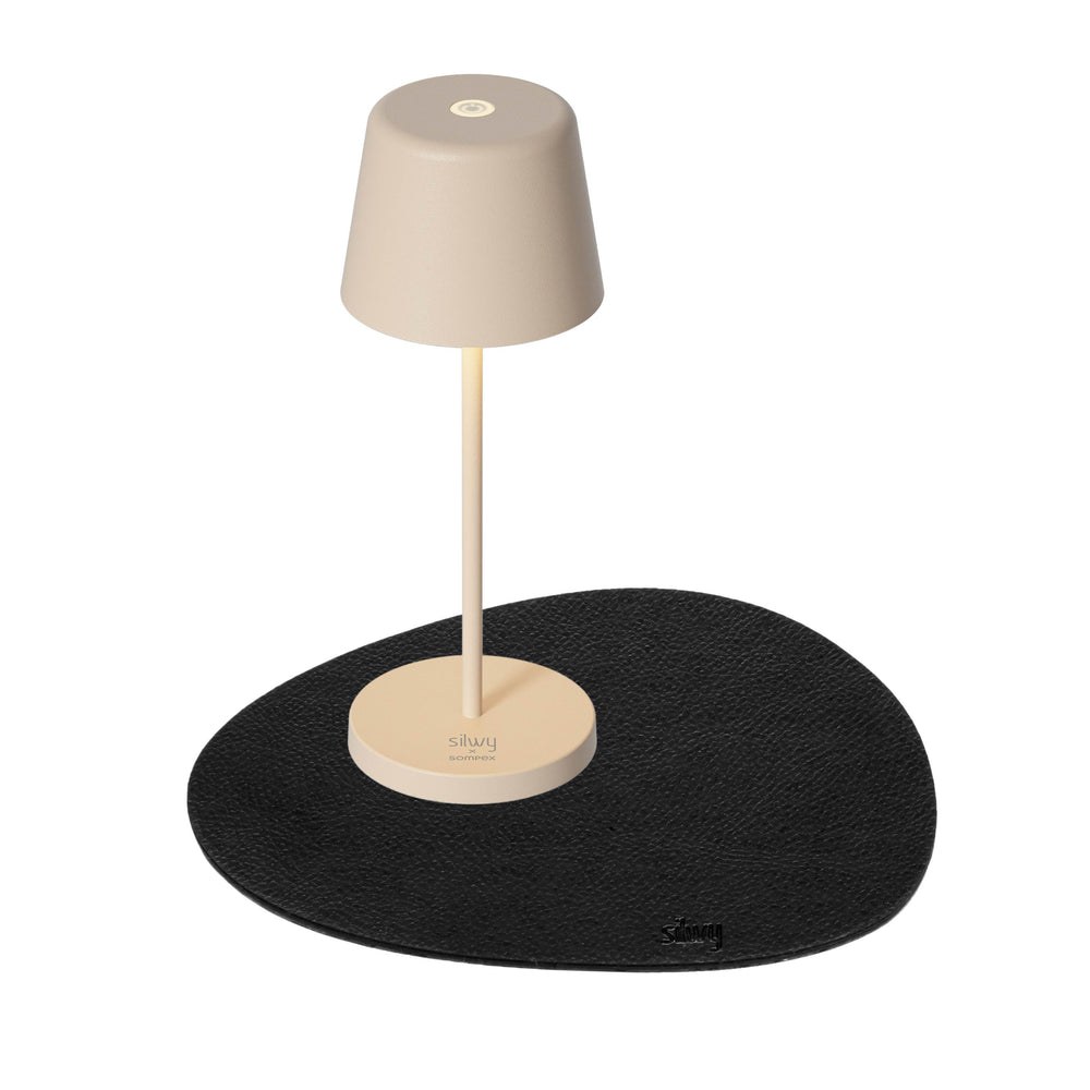 Silwy Magnet Interior Light, Monaco, Magnetic LED Light, Table/ Wall Mount, 3 Inch Diameter X 7.9 Inch Height, Sand, Battery Powered – SYSO-2024-S4