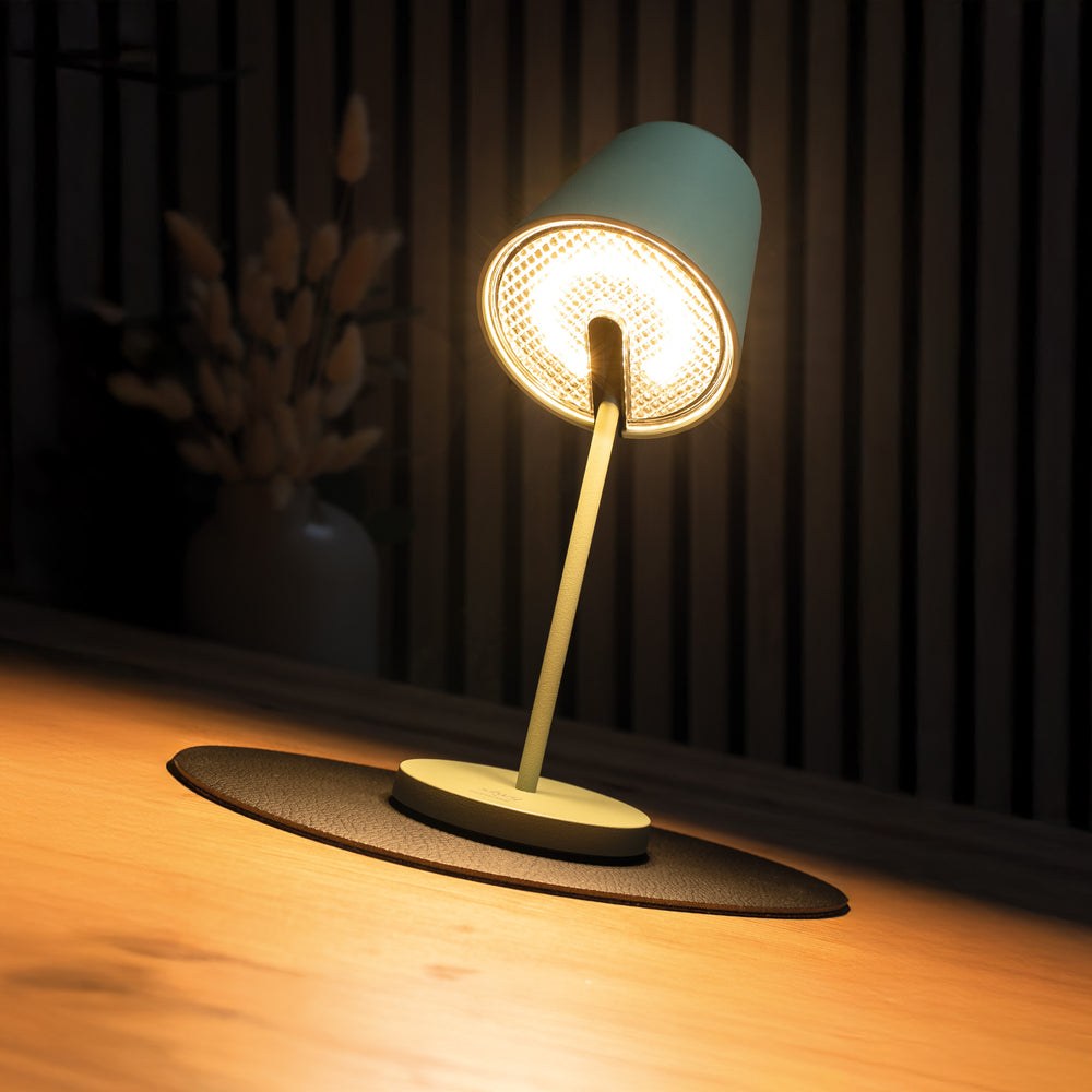 Silwy Magnet Interior Light, Portofino, Magnetic LED Light, Table/ Wall Mount, 3 Inch Diameter X 7.9 Inch Height, Olive Green – SYSO-2024-W3