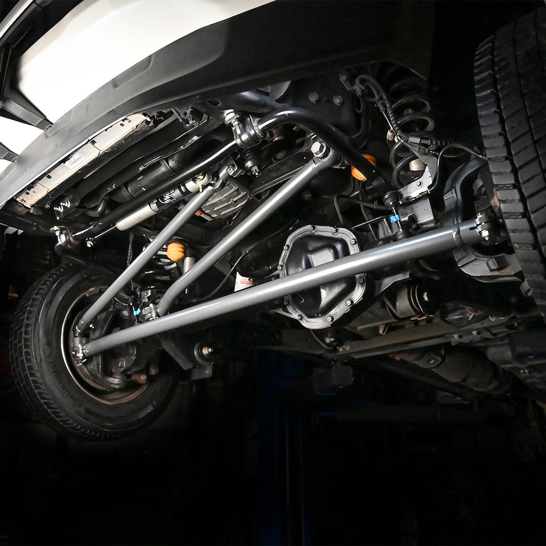 Synergy Track Bar, Heavy Duty, For Use with 0 to 4 Inch Lift, Adjustable, Silver – 7675-02