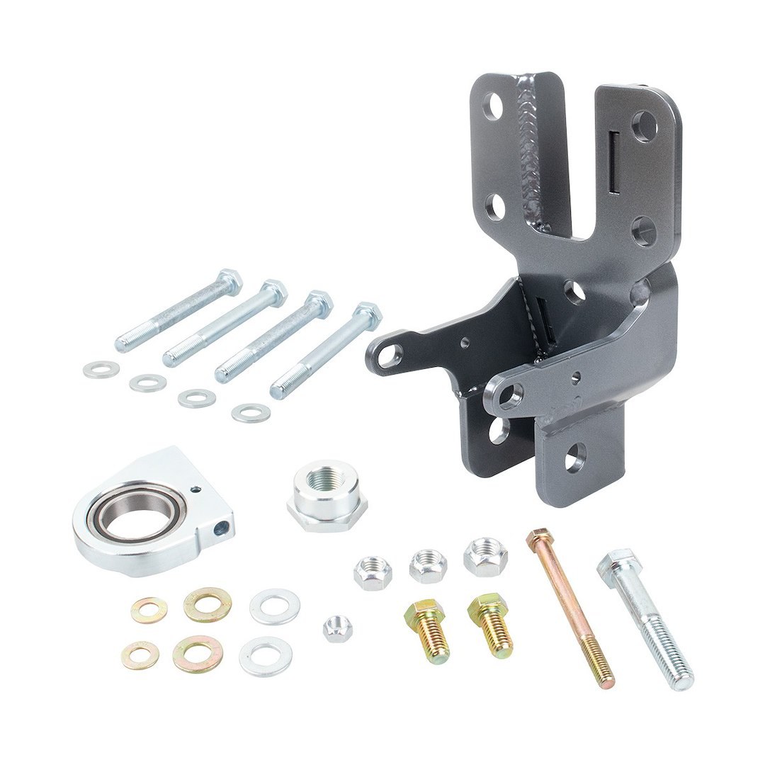 Synergy Track Bar Bracket Brace, Bolt-On, Frame Side Mount, Black, Steel – 8069-04