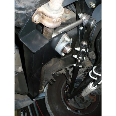 Synergy Steering Gear Box Brace, Heavy Duty, Black, Steel, With Pitman Arm Stud/ Pillow Bearing/ Installation Hardware – 8558-06