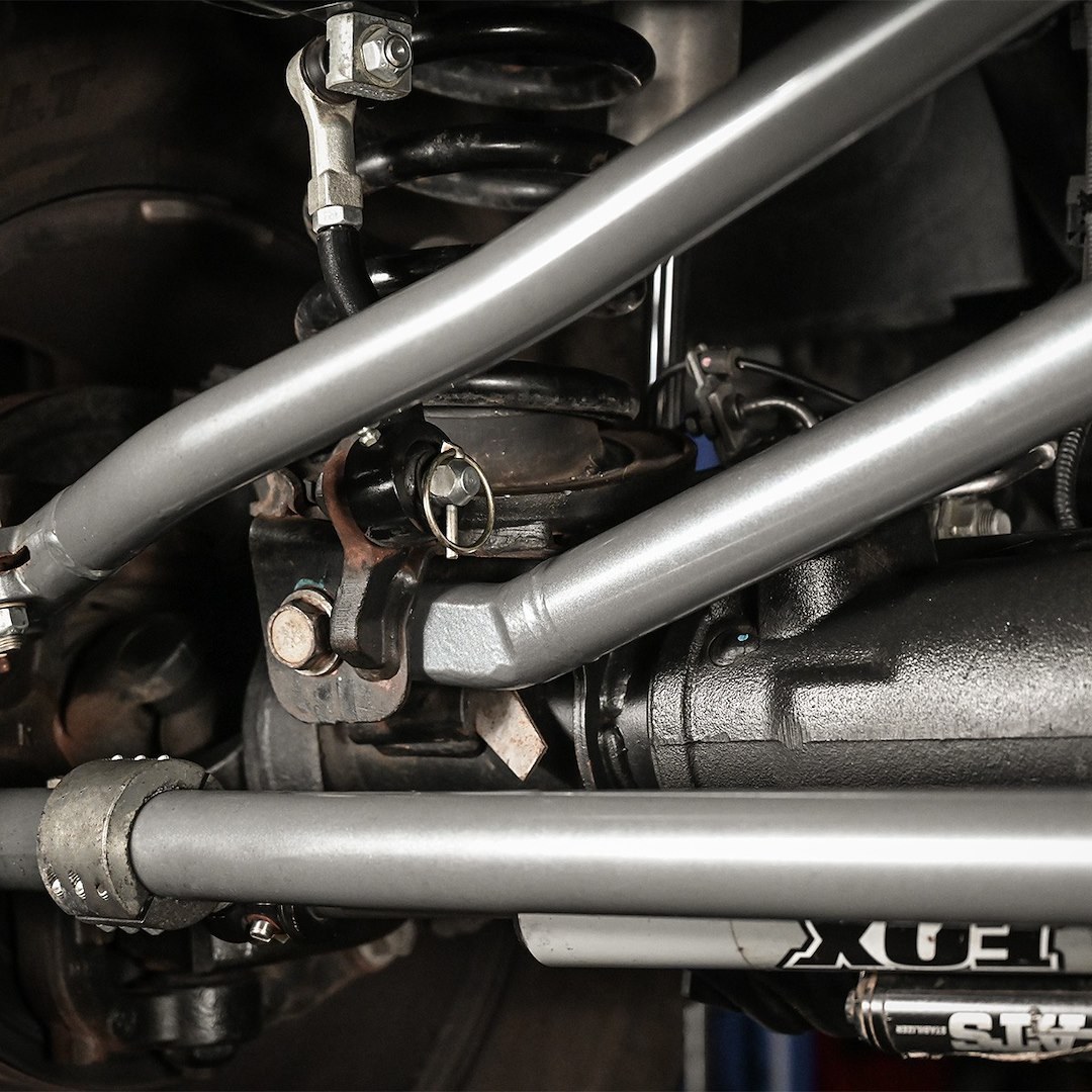 Synergy Track Bar, Heavy Duty, For Use with 0 to 4 Inch Lift, Adjustable, Silver – 8704-11