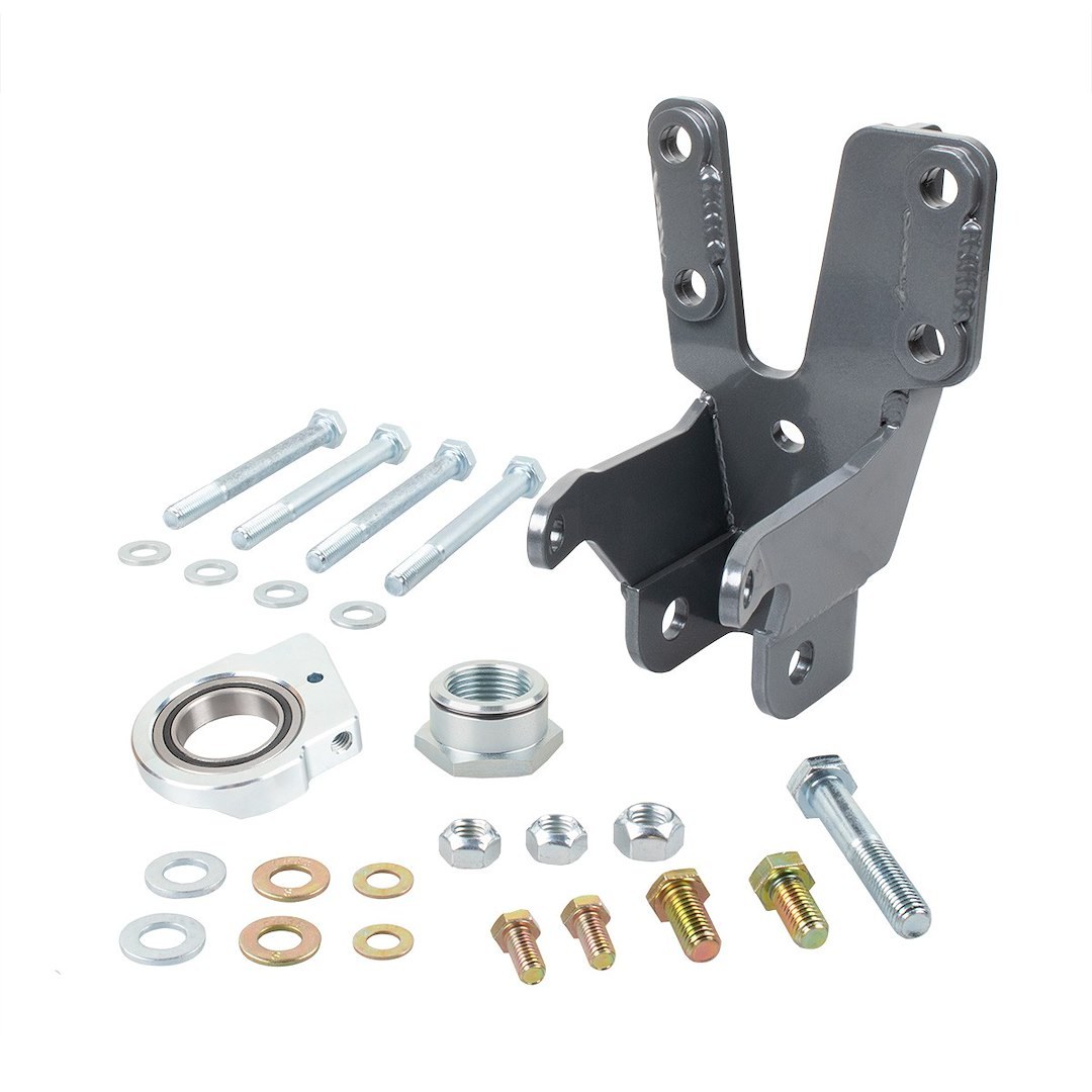 Synergy Track Bar Bracket Brace, Bolt-On, Frame Side Mount, Black, Steel – 8869-04