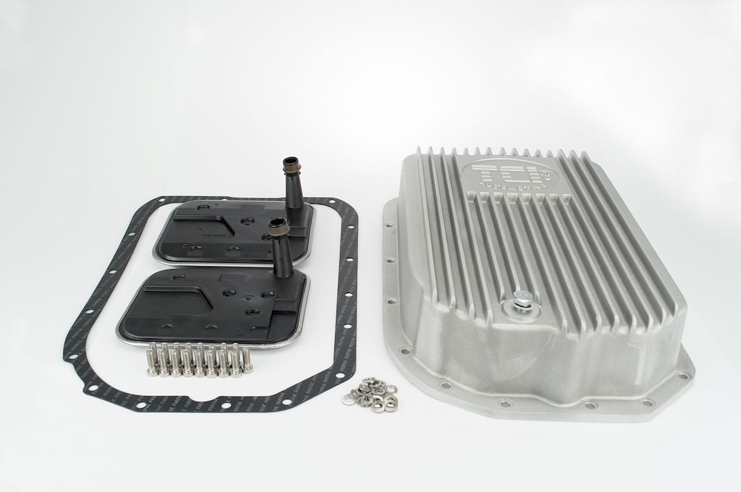 Tci Auto Trans Oil Pan, 4L80E/4L85E, GM, 2 Extra Quarts, Natural, Cast Aluminum, With Drain Plug – 278000