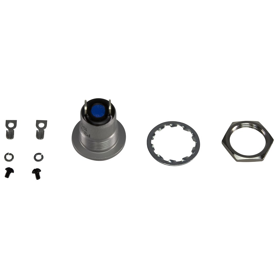 Tci Push Button Switch, Drag Race, Microswitch, Bulkhead Mount, 5/8 Inch Fine Thread, 10 Amp, No Cord – 387600