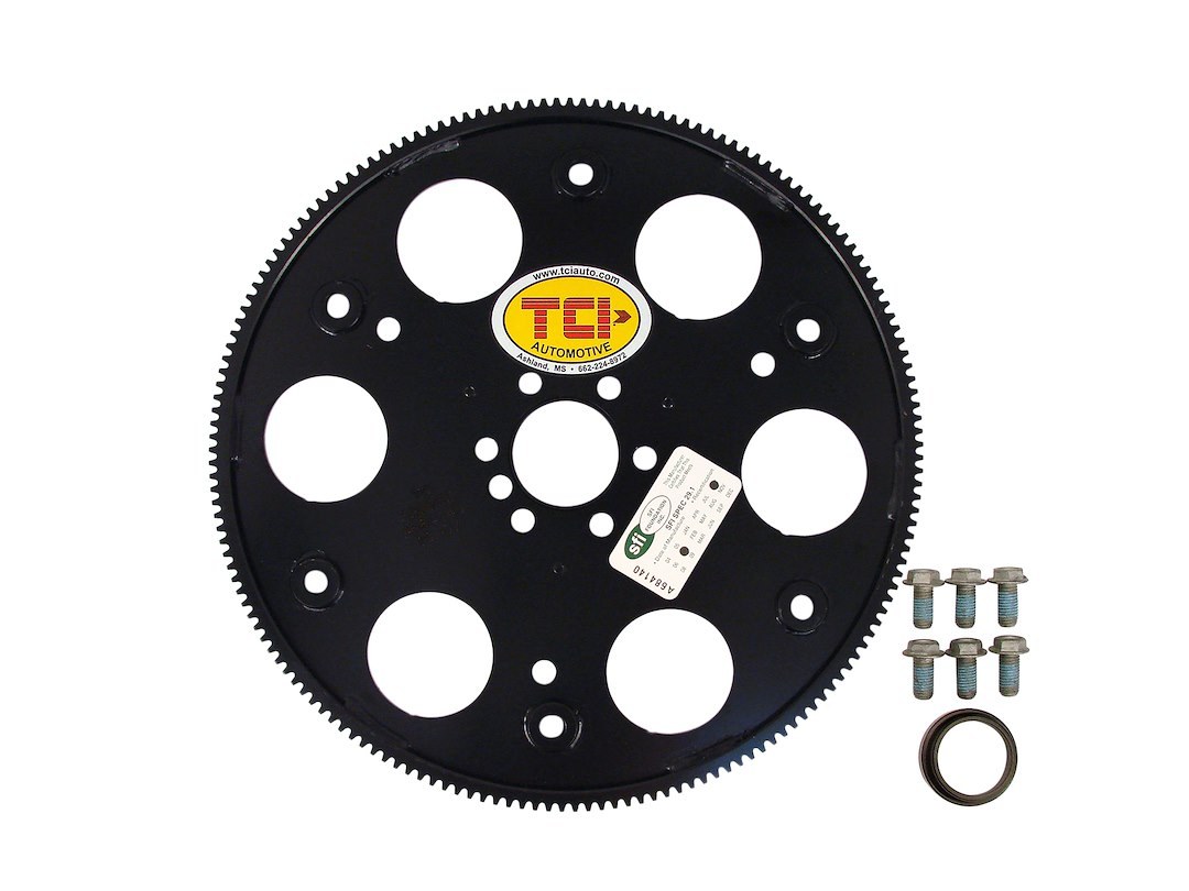 Tci Auto Trans Flexplate, Steel, 168 Tooth Ring Gear, Internal Balance, Sfi Approved 29.1, Black – 399754