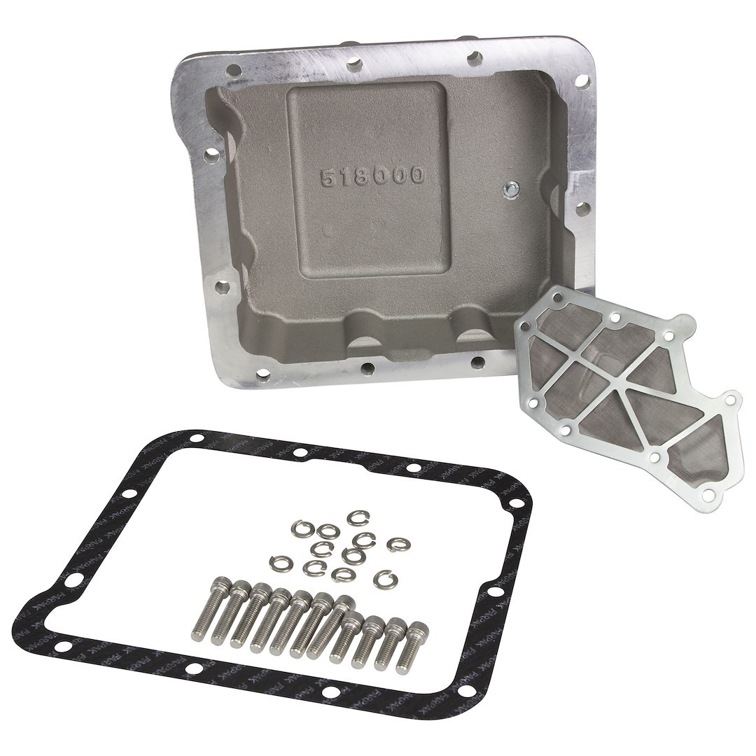 Tci Auto Trans Oil Pan, C4, Ford, 1 Extra Quart, Natural, Cast Aluminum, With Drain Plug – 518000