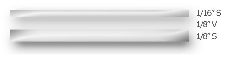 Trimbrite Pinstripe Tape, 5/16 Inch Multistripe, Silver Chrome, 36 Foot Length – T0415