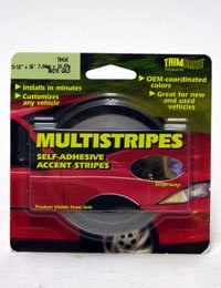 Trimbrite Pinstripe Tape, 5/16 Inch Multistripe, Gold, 36 Foot Length – T0416