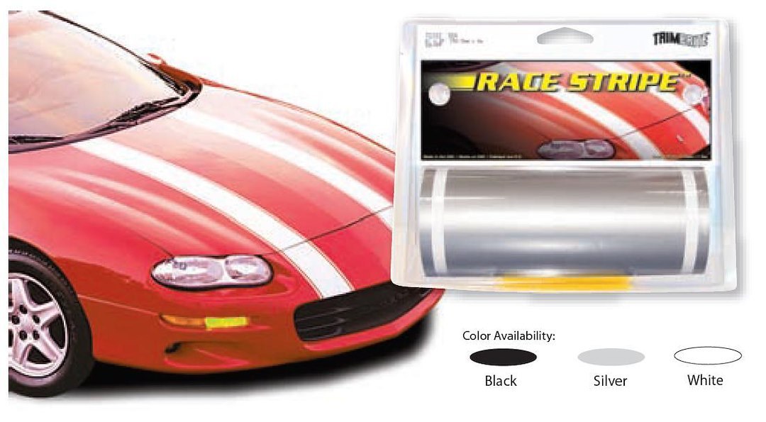 Trimbrite Stripe Kit, Race Stripe ™, Silver, 6 Inch Width X 20 Foot Length – T1312