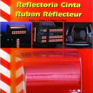 Trimbrite Reflective Tape, Light Reflective, 24 Inch Length 2 Inch Width, Red, Reflective Vinyl – T1816