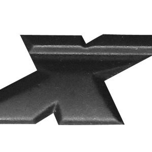 Trimbrite Decal, 3D 4X4, Matte Black, Plastic, Single – T1933