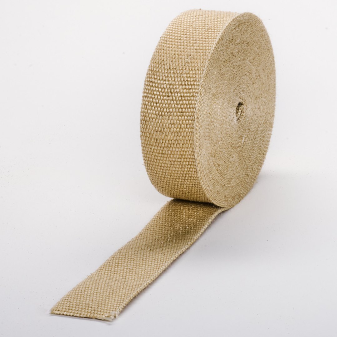 Thermo Tec Exhaust System Wrap, 50 Foot Roll, 2 Inch Wide, Natural, Withstands Continuous Heat Up to 2000 Degrees Fahrenheit, Includes 1 Roll – 11002