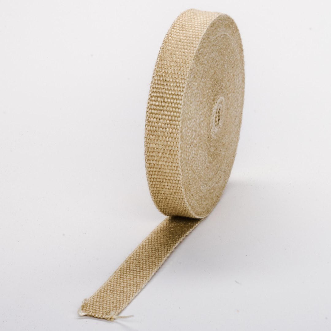 Thermo Tec Exhaust System Wrap, 50 Foot Roll, 2 Inch Wide, Natural, Withstands Continuous Heat Up to 2000 Degrees Fahrenheit, Includes 2 Rolls – 11003
